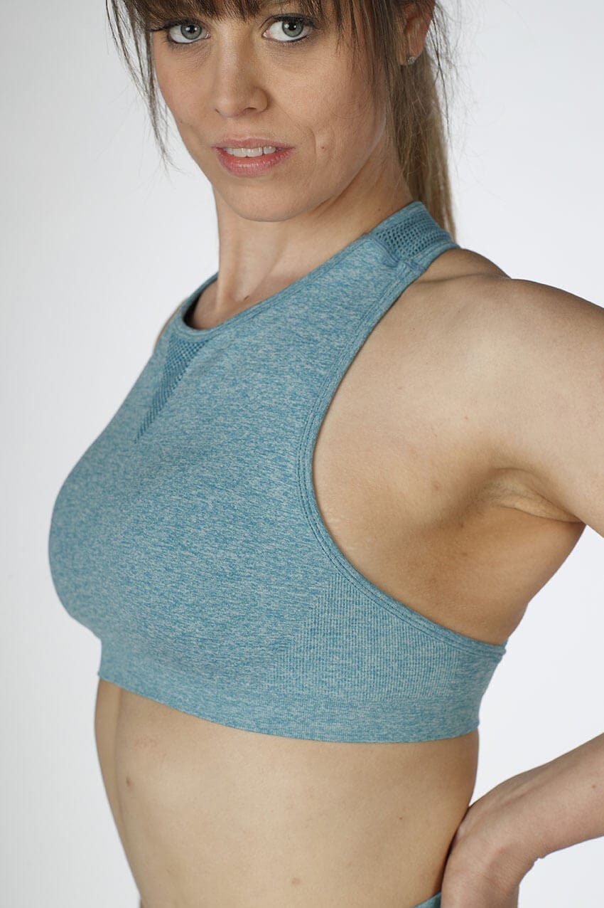 Breathable Women Sports Bra - Supportive Sports Bra in Blue – SPYDERWEAR ™